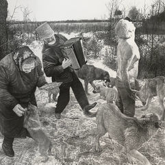 ALEXIS GALLISSAIRES, Mammifères (psaume 22), graphite sur papier, 89x98 cm.JPG