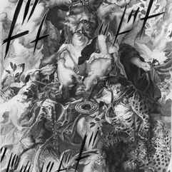 TUDI DELIGNE,Etude pour le couronnement de Diane, Rubens, 2022, graphite sur papier, 40x50