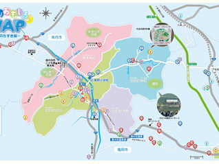  あおのおもしろマップ（あおの地区周辺／園部・るり渓方面エリア）