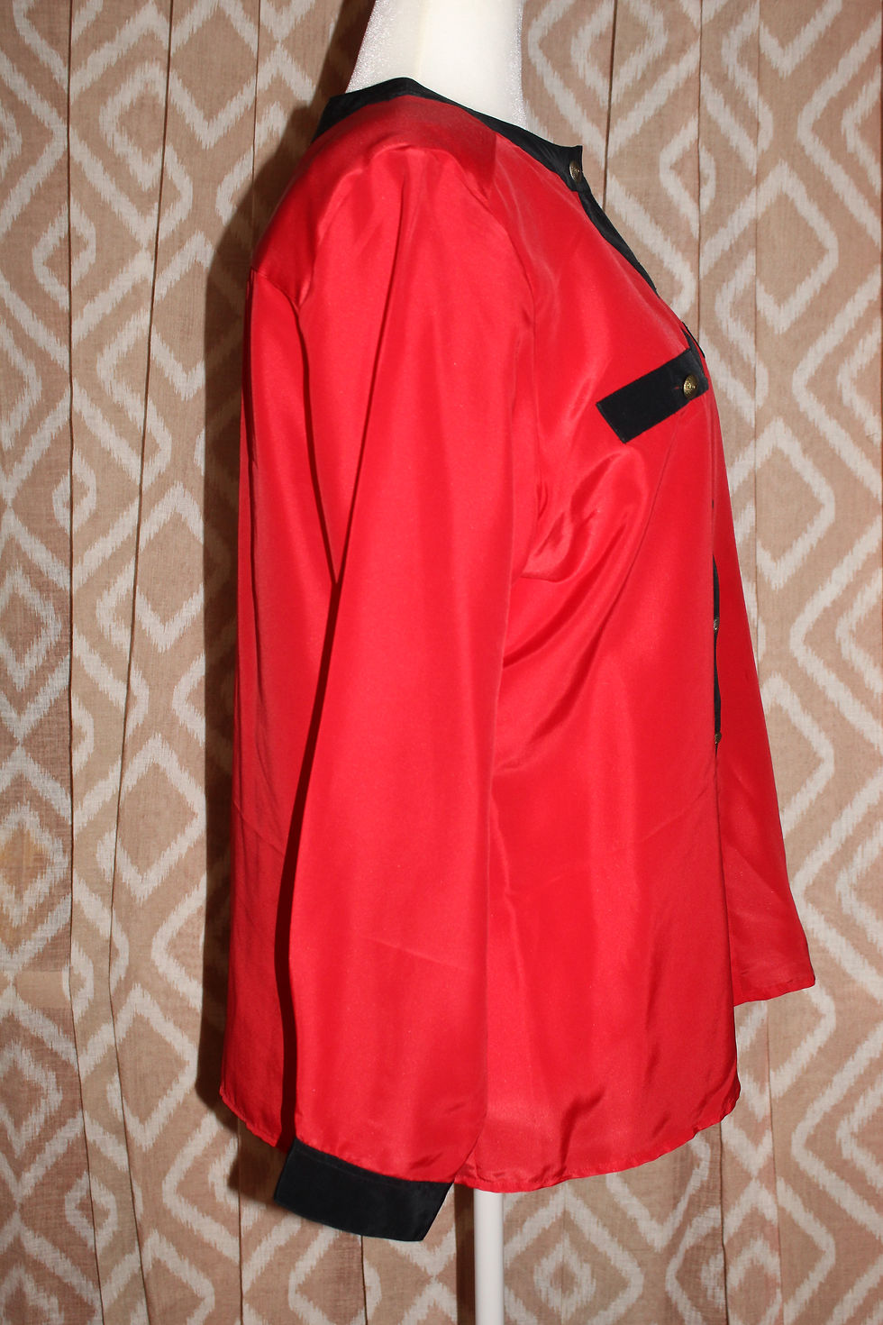 Thumbnail: Worthington Women's Red & Black Top