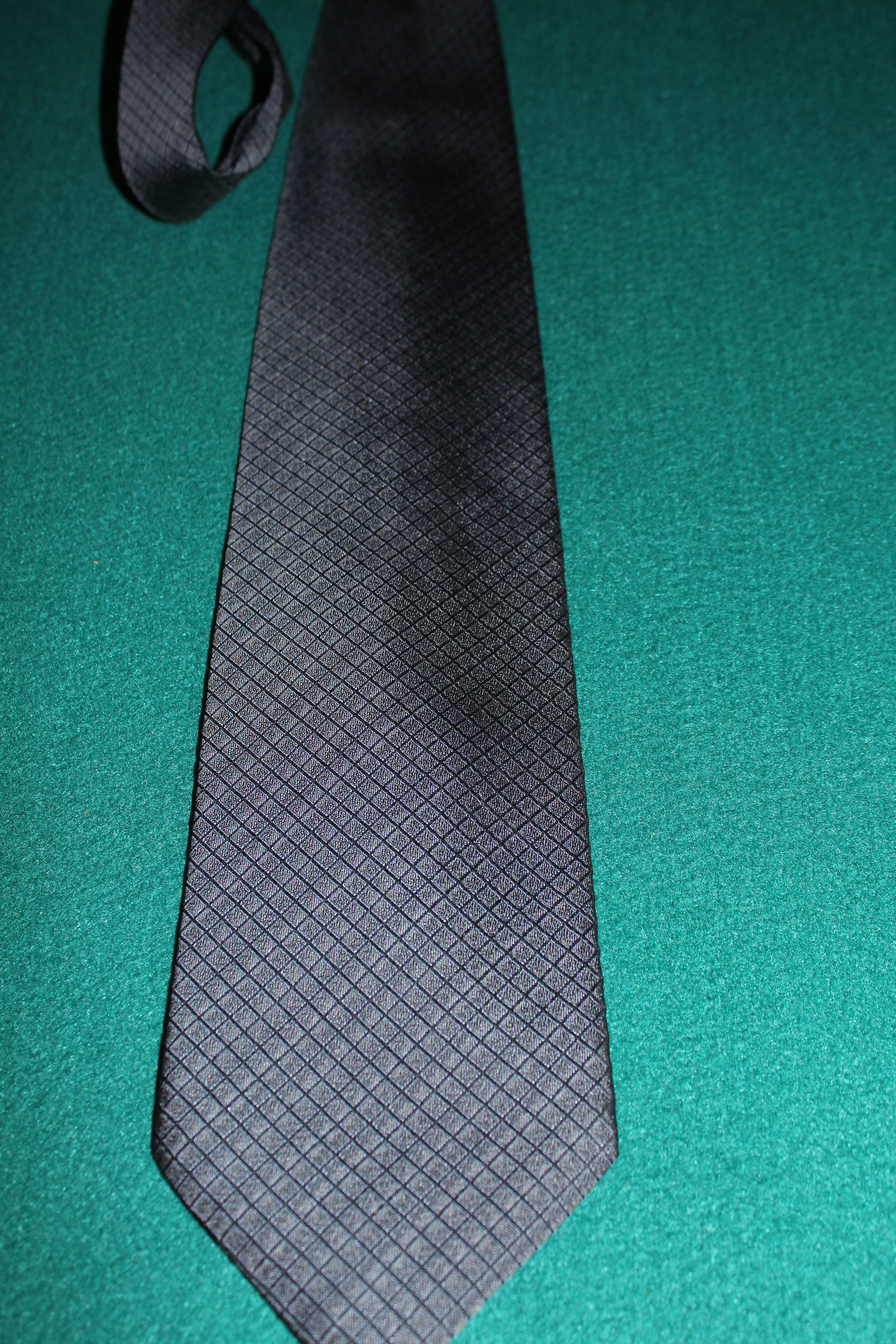 CK Calvin Klein 100% SILK Made in China of imported Fabric  checkard