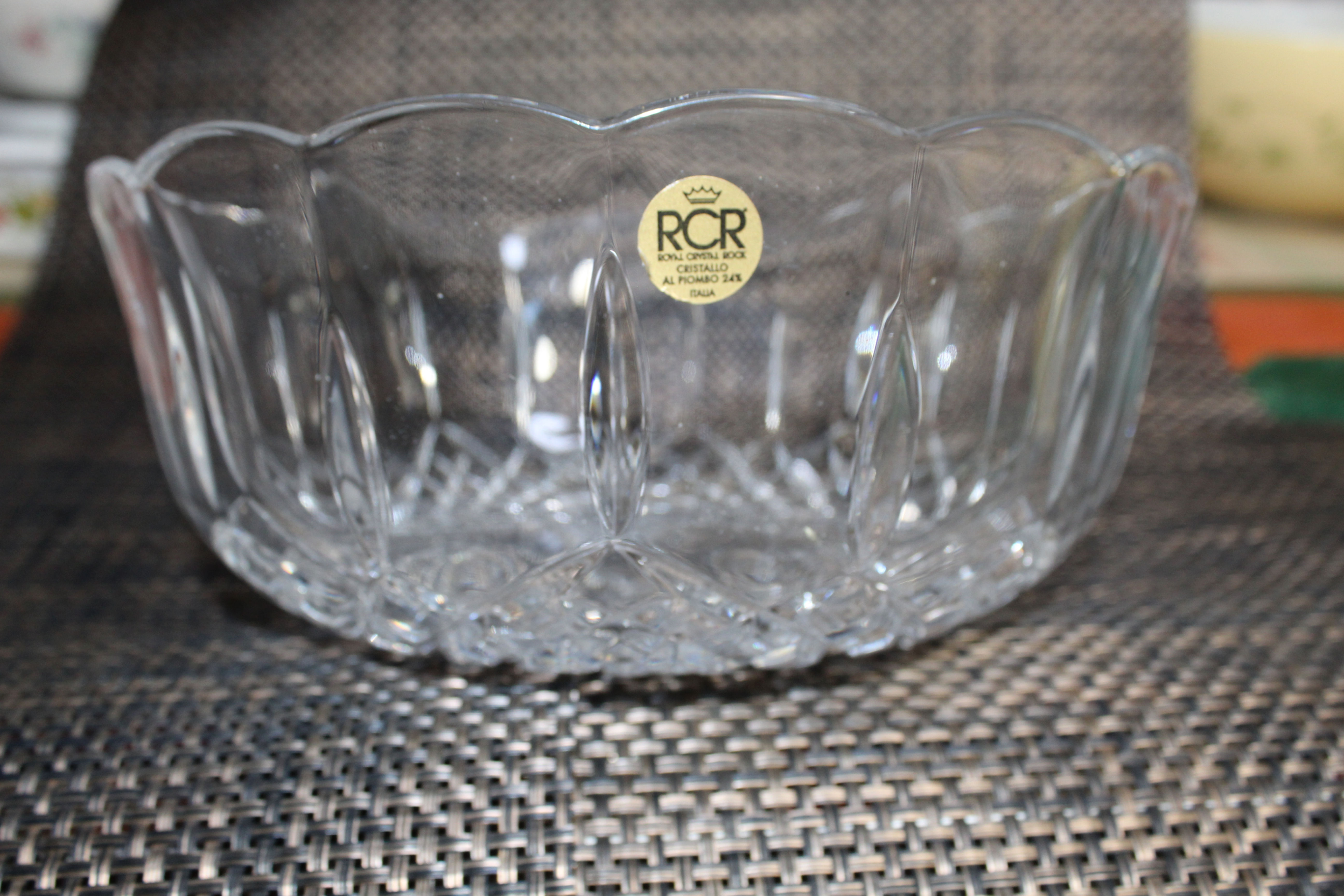 Vintage Royal Crystal Rock Bowl (RCR)