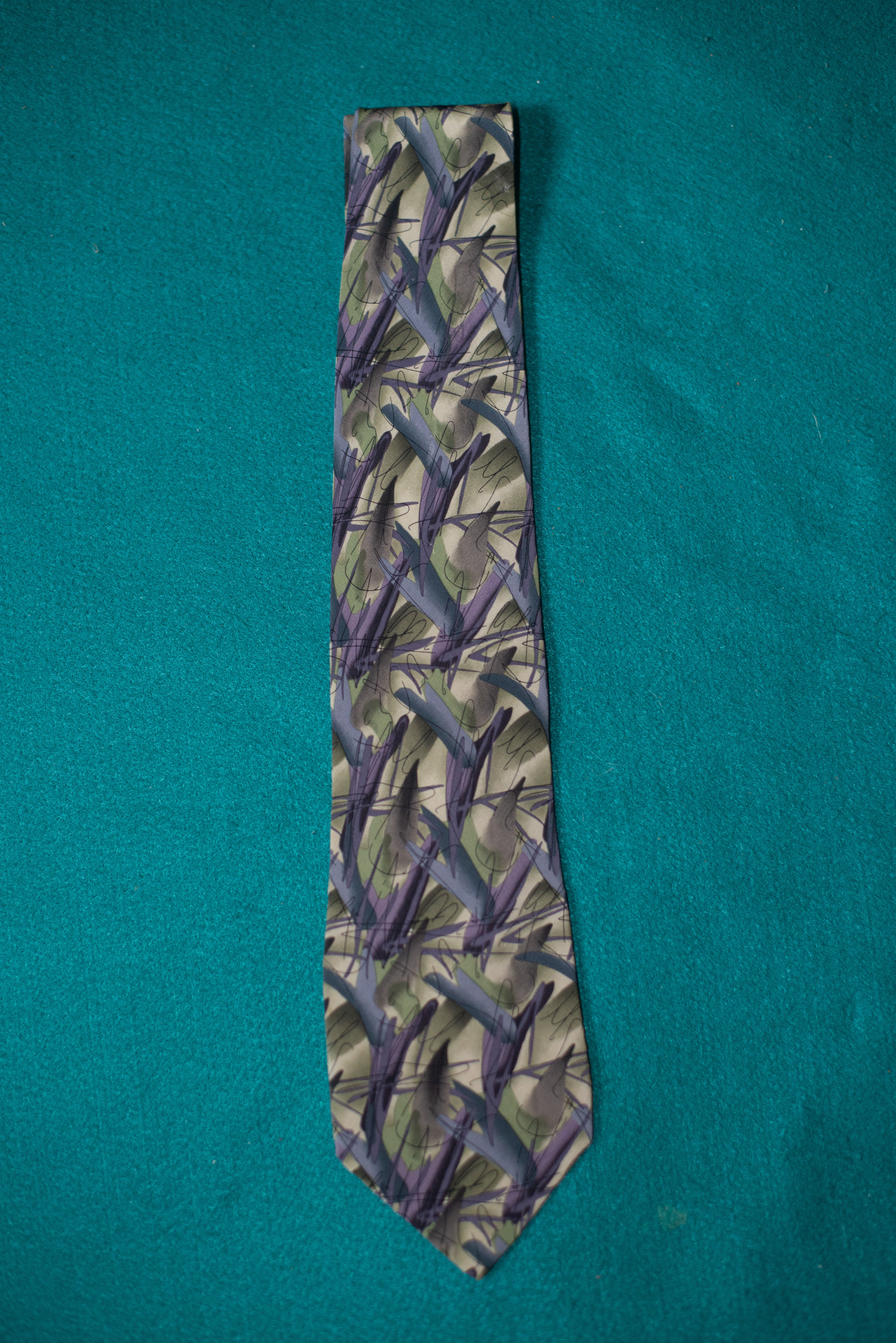 J Garcia Butterflies Tie