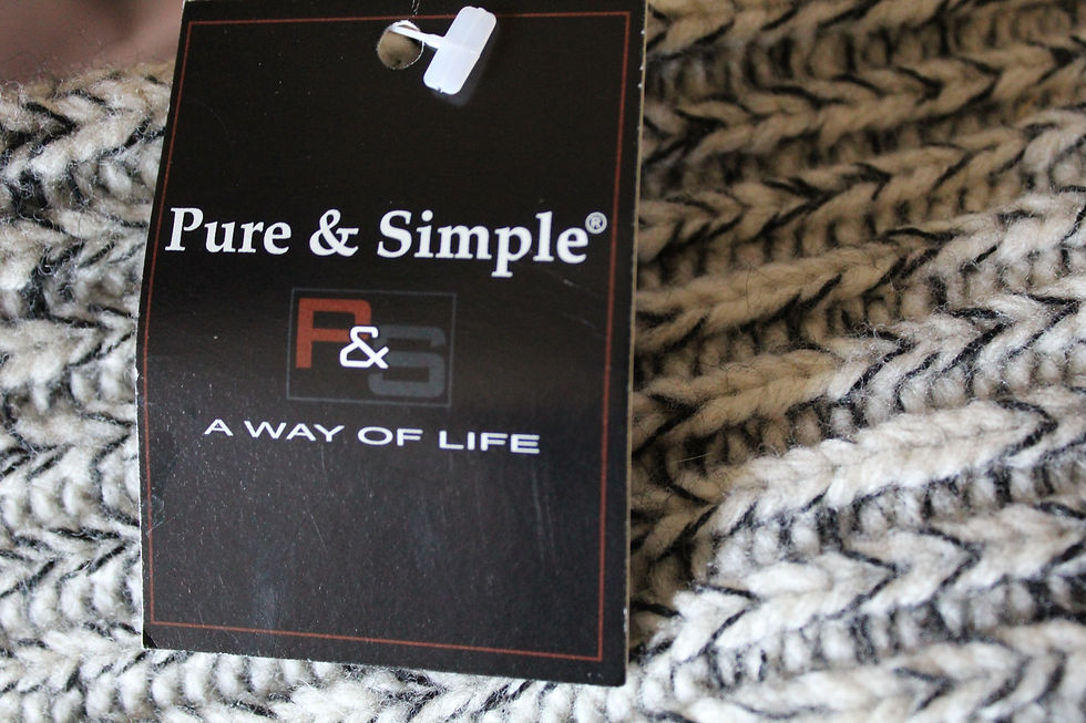 Thumbnail: Pure & Simple A Way Of Life Turtle Neck Gray Sweater