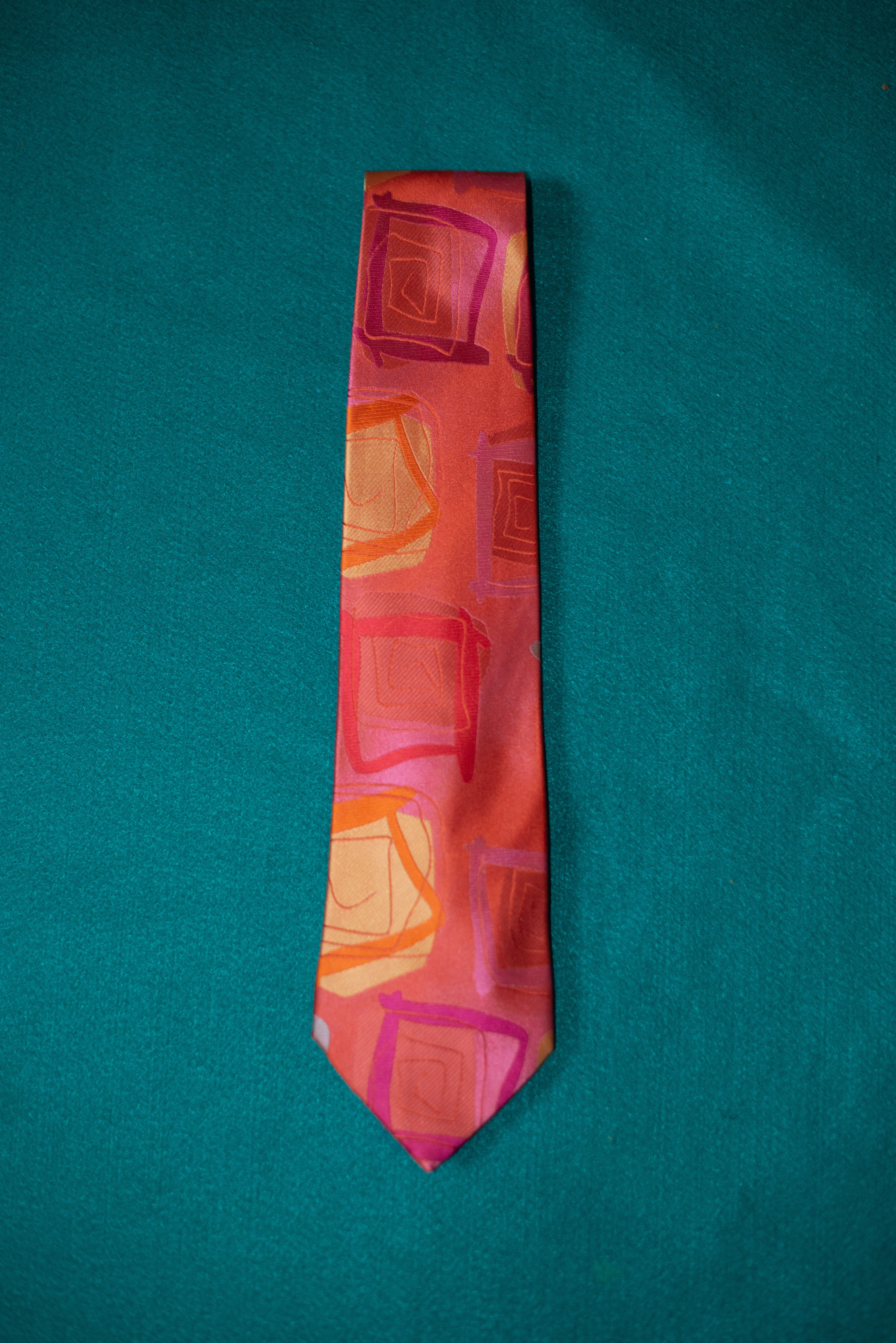 J Garcia Red Tie Design