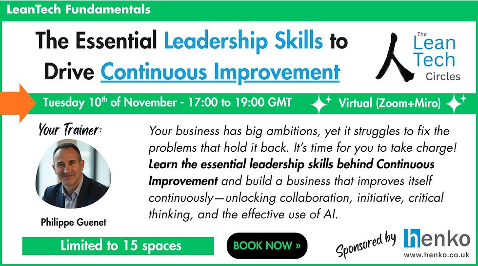 Essential Leadership Skills to Drive Continuous Improvement