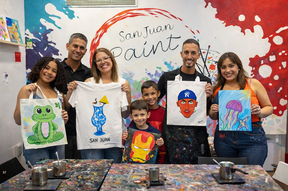 Family Paint & Create – A Creative Family Activity in Old San Juan