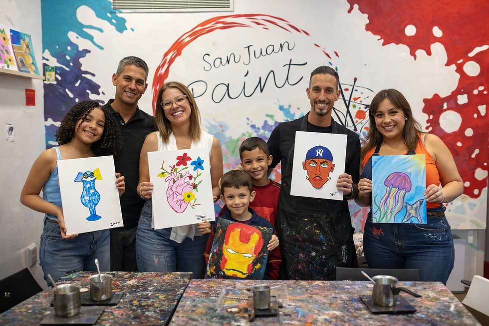Family Paint & Create – A Creative Family Activity in Old San Juan 