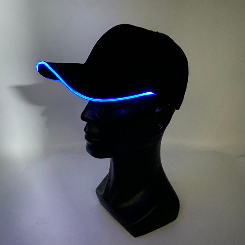 Thumbnail: LED Light up Baseball Hat Flashing Glow Rave Party Cap luminous hat for Women Me