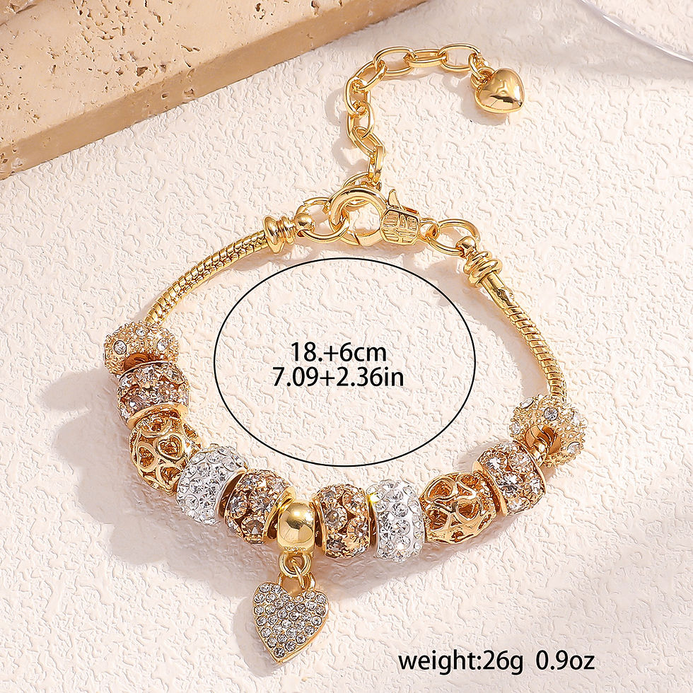 Thumbnail: Luxe Heart Charm Bracelet