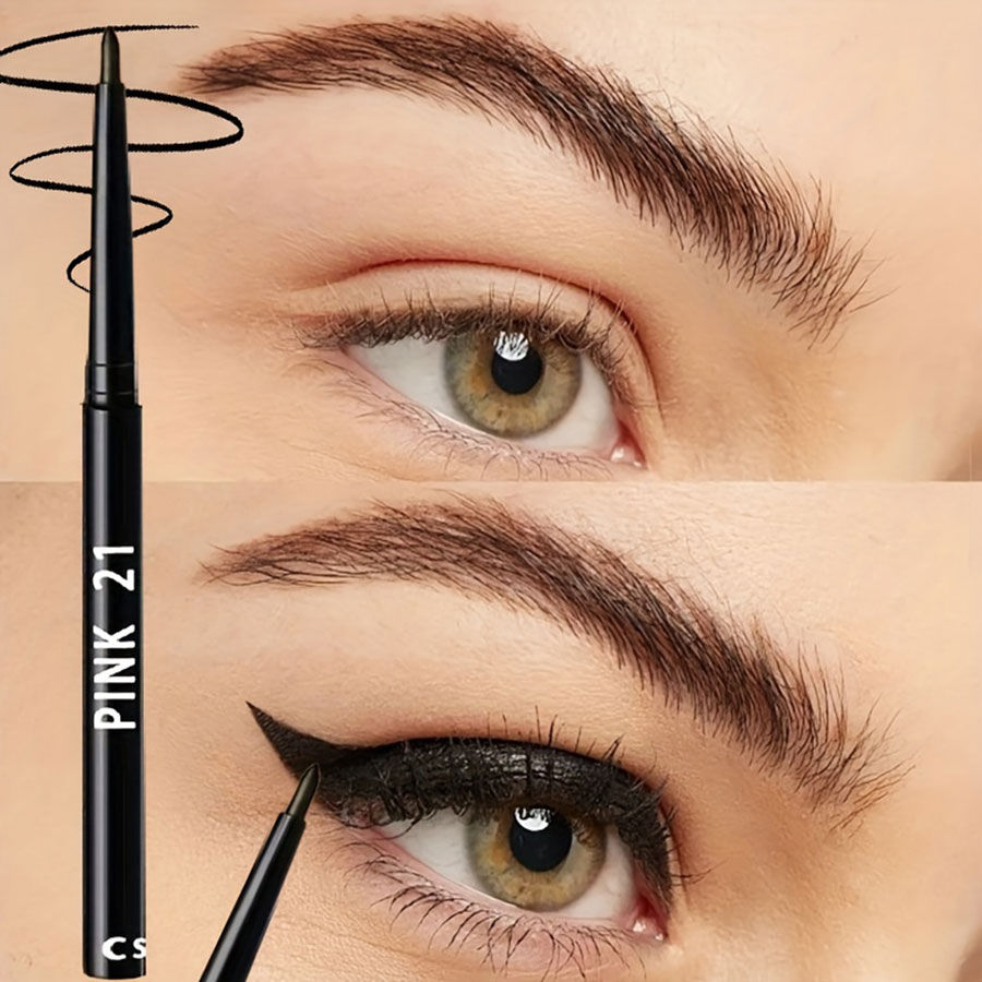 Thumbnail: 5-Pack Waterproof & Sweat-Proof Black Eyeliner Pencil -Long-Lasting, Smudge-Proo
