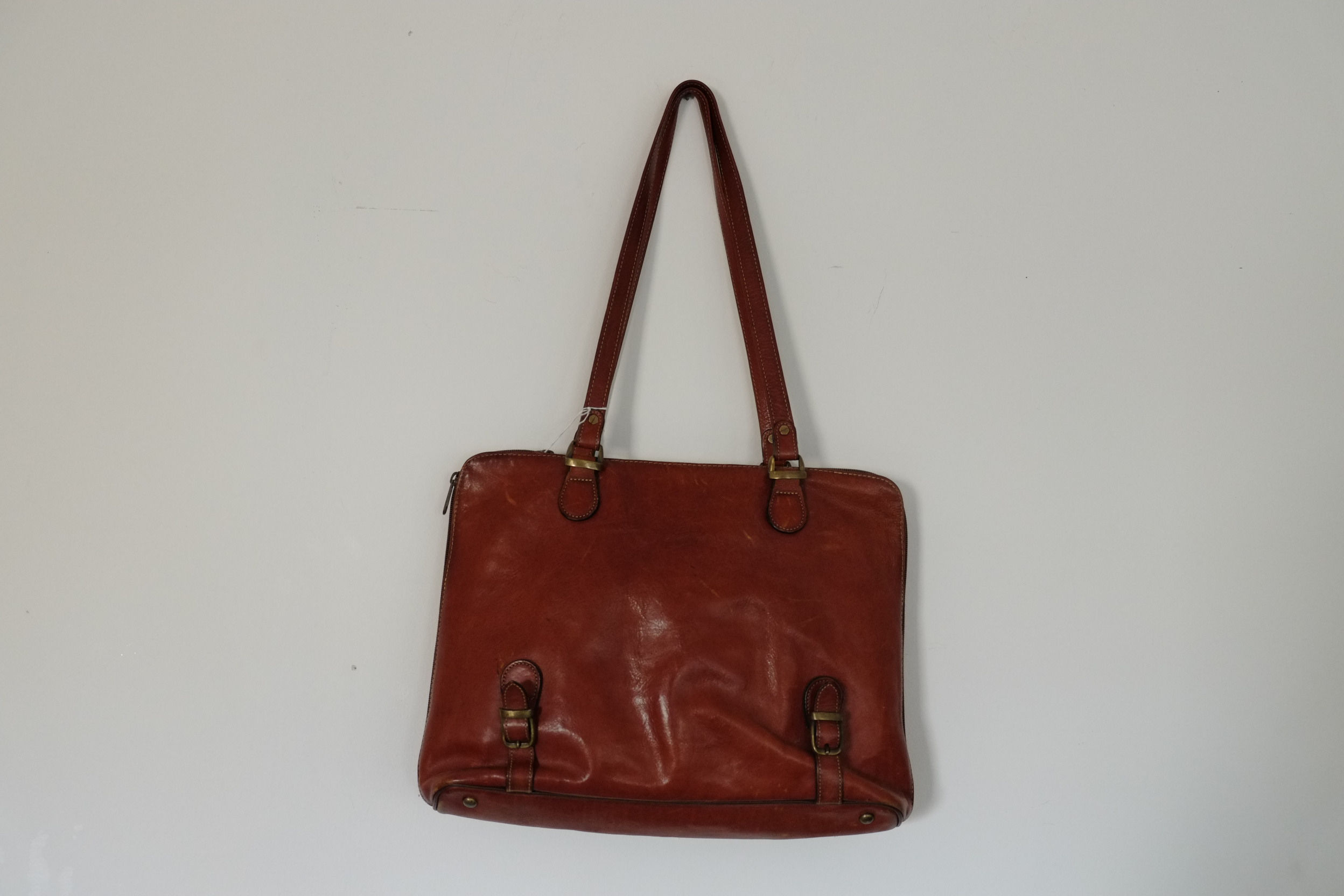 Cartable en cuir Texier