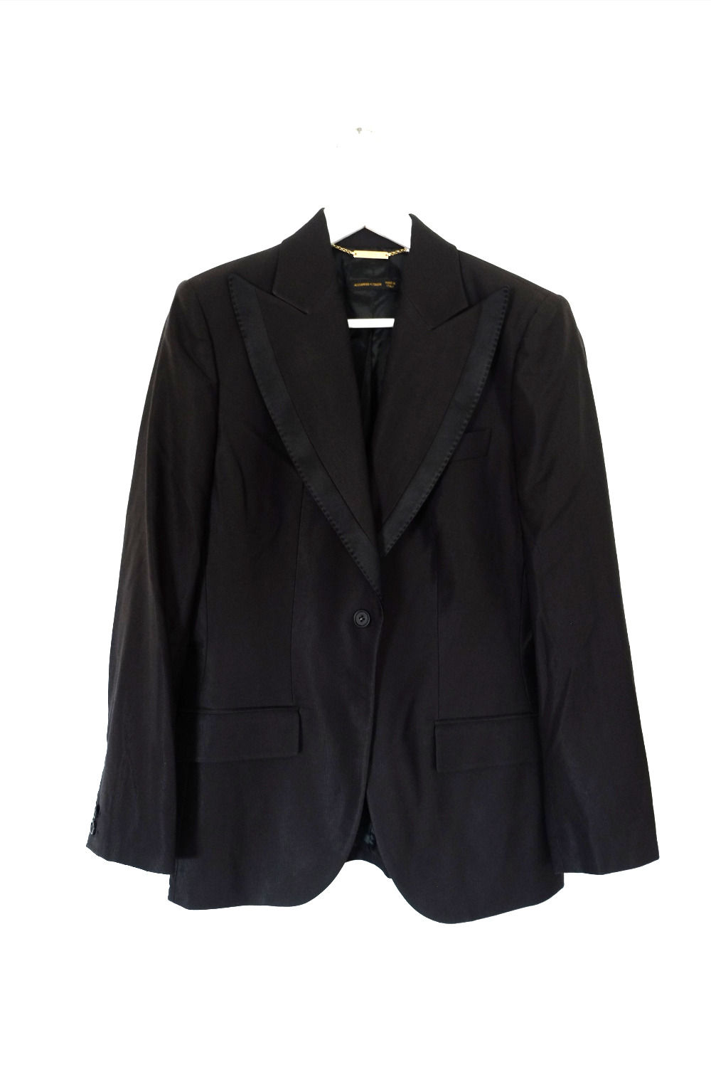 Veste noire Alexander McQueen