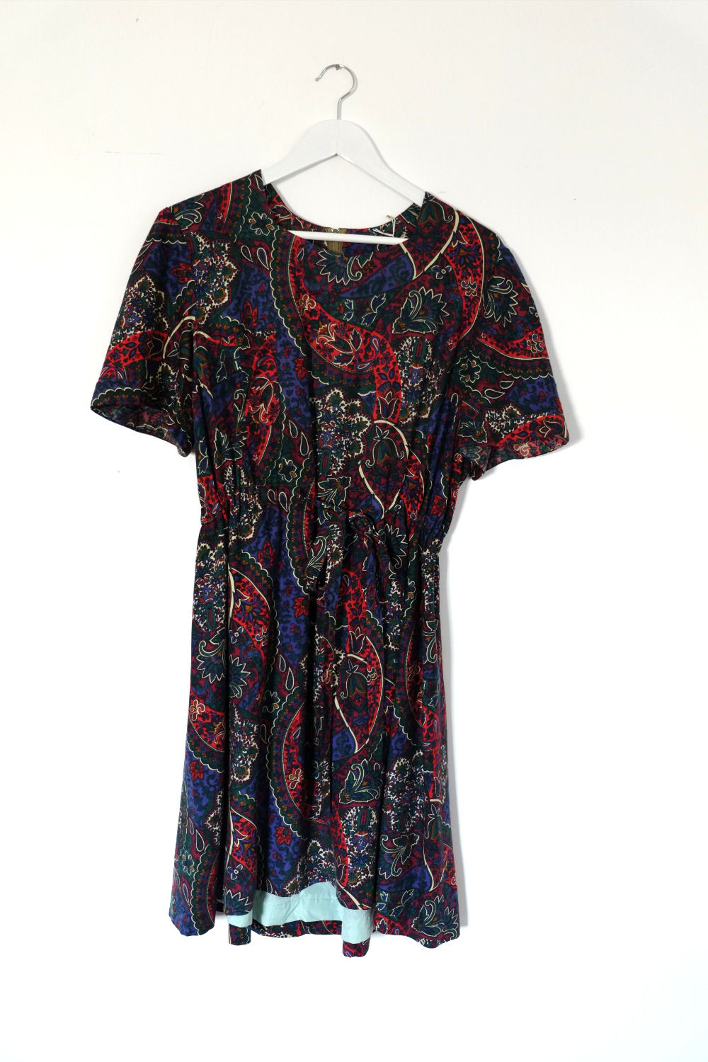 Robe de créatrice à motifs cachemire
