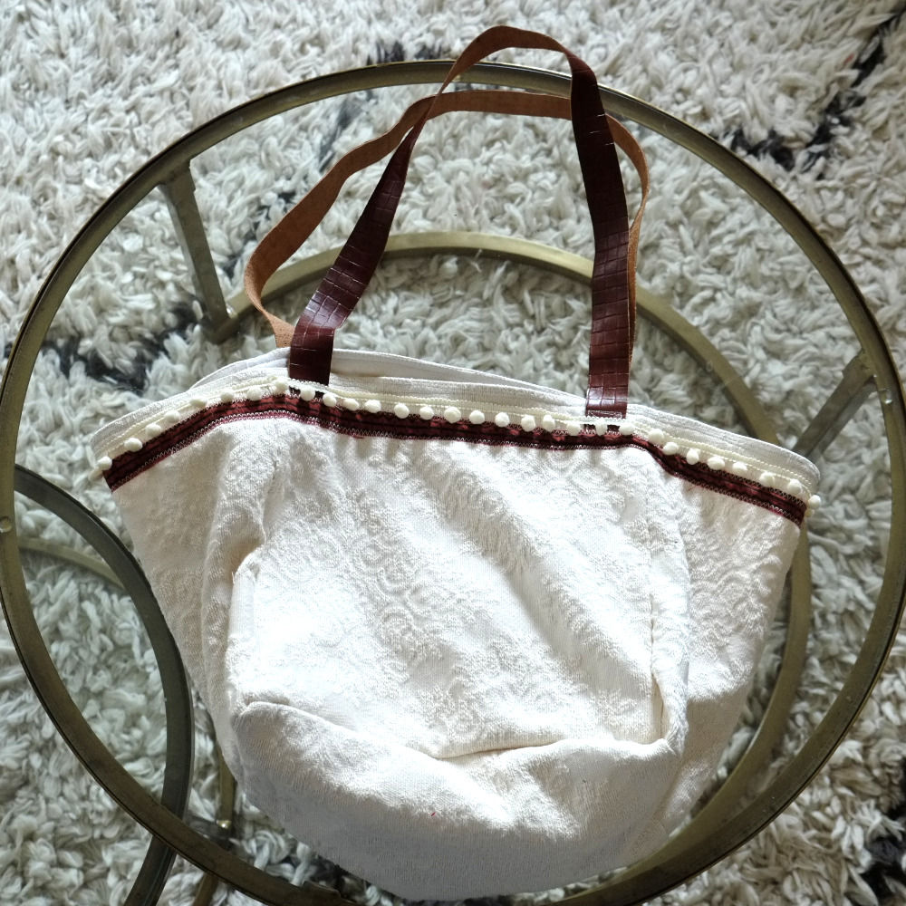 Sac ethnique beige