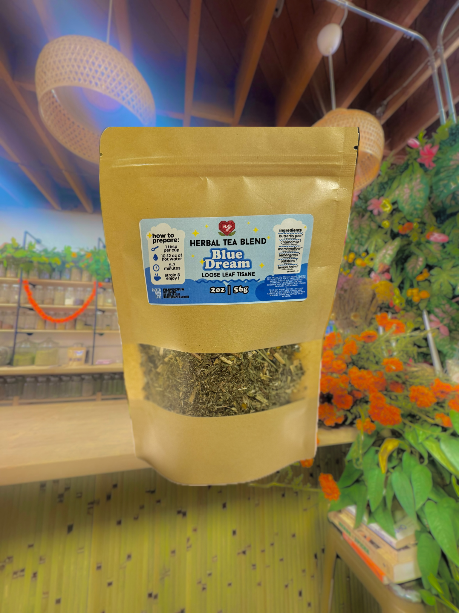 Blue Dream Herbal Tisane Blend