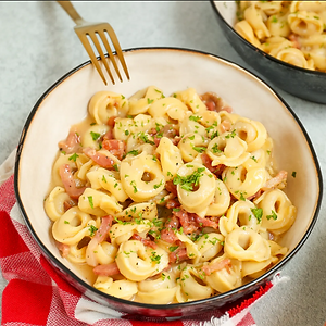 Tortellini Carbonara Pasta