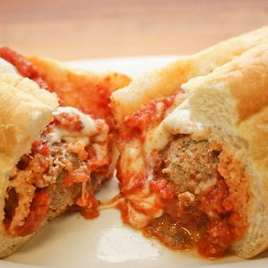 Sausage Parmigiana Sandwich