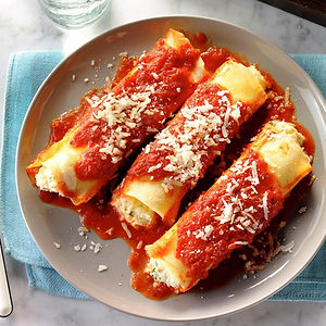 Homemade Manicotti Pasta