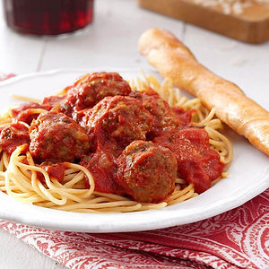 Meatballs Pasta