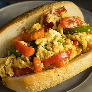 Peppers & Eggs Sandwich
