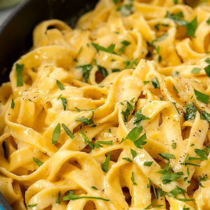 Fettuccini Alfredo with grilled chicken