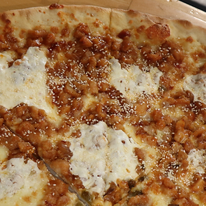 Sweet & Sour Sesame Chicken Pizza