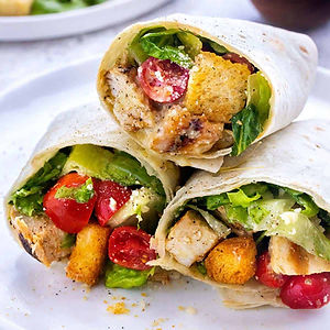 Chicken Caesar Pita Wrap