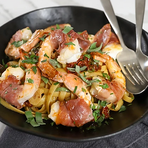 Shrimp Saltimbocca Entree