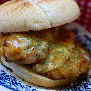 Chicken Marsala Parmigiana Hero Sandwich