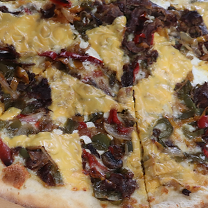 Philly Cheesesteak Pizza