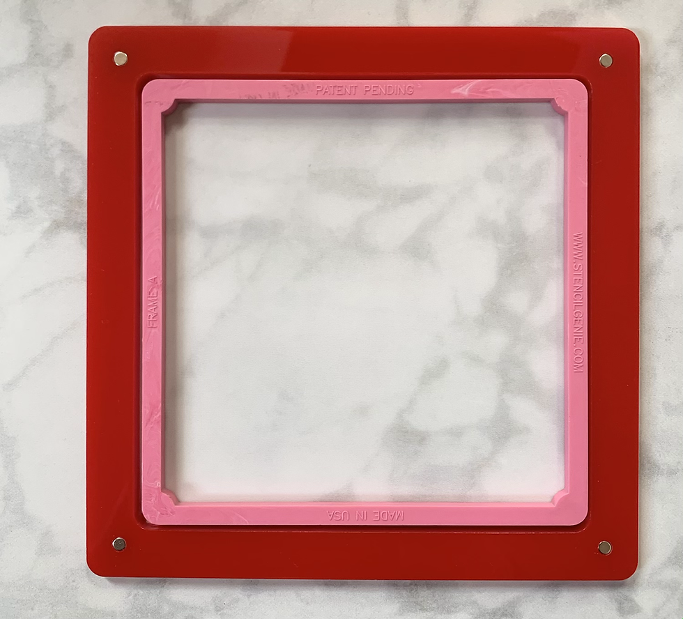 Thumbnail: The Sweetest Tiers Large Universal Cookie Decorating Silk Screen