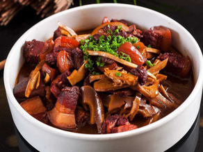 Pork Belly Braised with Dried Bamboo Shoots
