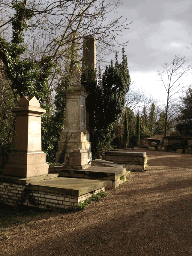 Nunhead Cemetery, March 2013