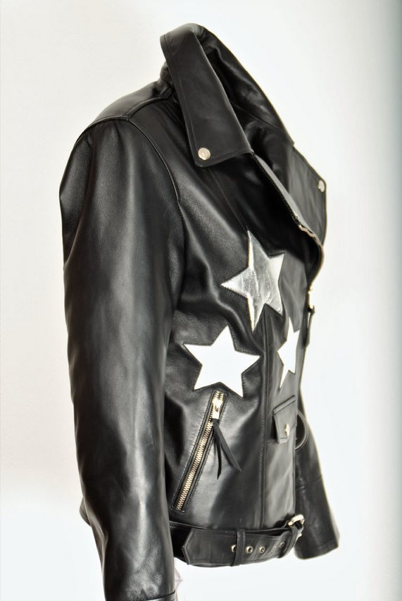 Thumbnail: Silver Star Biker Fashion Jacket.