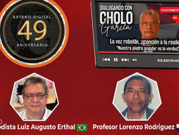 Editor do TODA PALAVRA participa do programa de Cholo García 