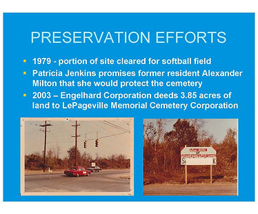 History of Preservation Efforts by local activist