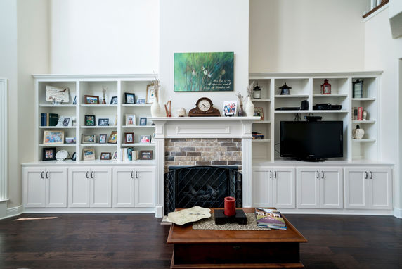 Fireplace design by Justin Green Custom Homes