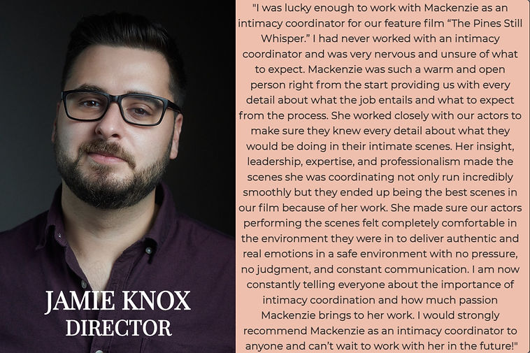 Jamie Knox Testimonial