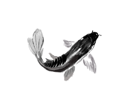 —Pngtree—japanese ink painting carp_1976