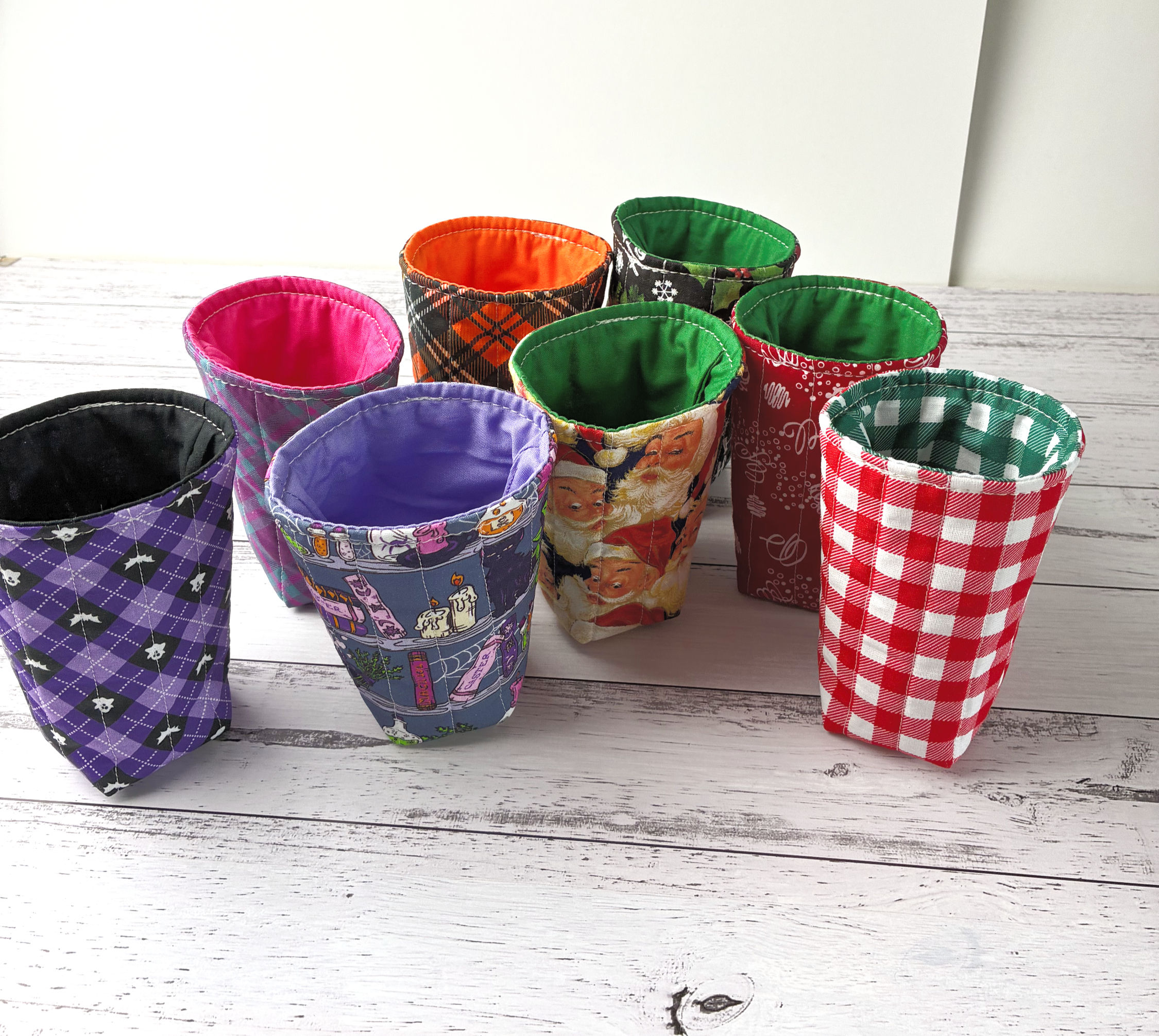 Halloween and Christmas Coffee Cup Cozy's