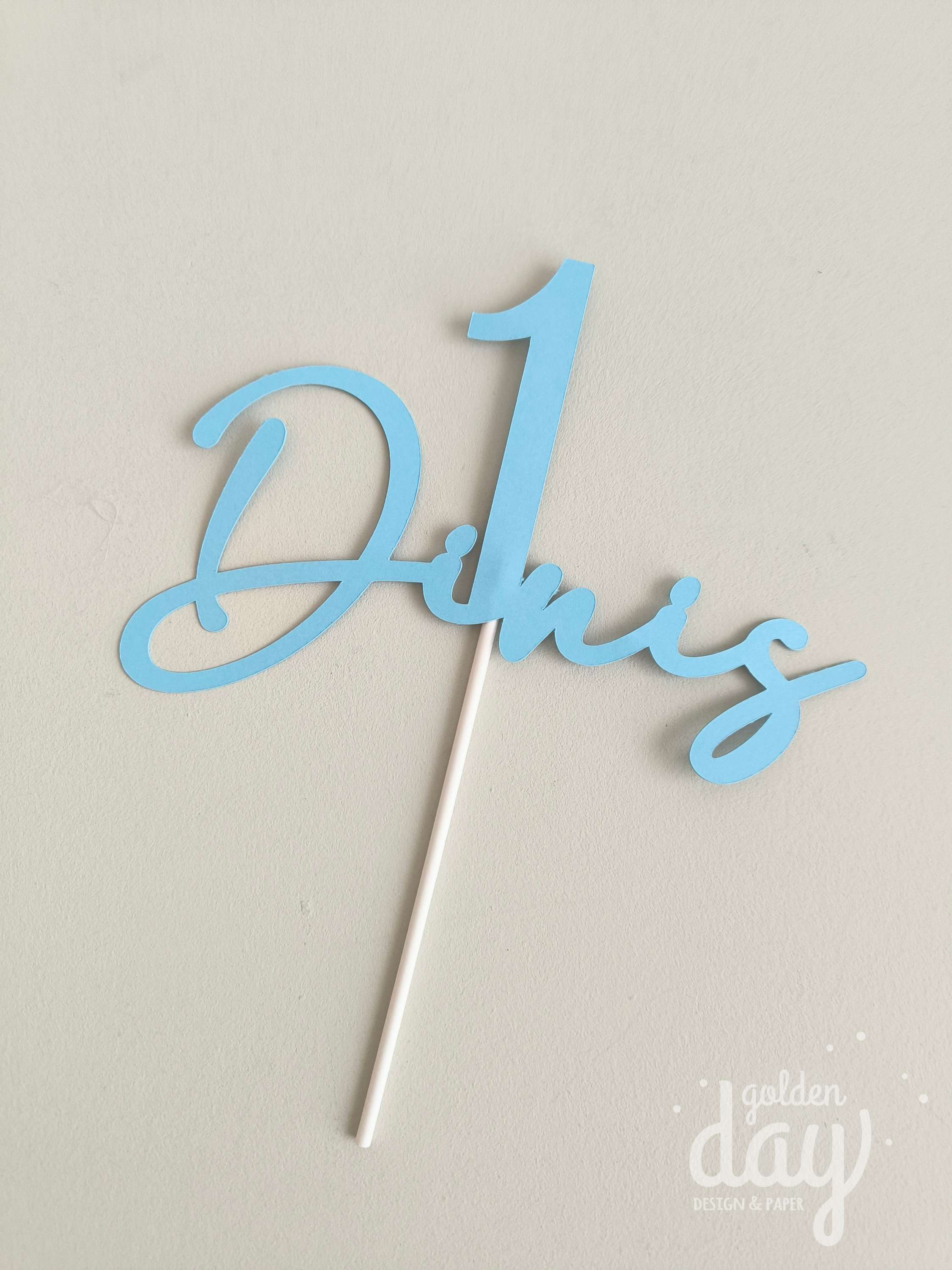 Topo bolo smash cake - Dinis - 1