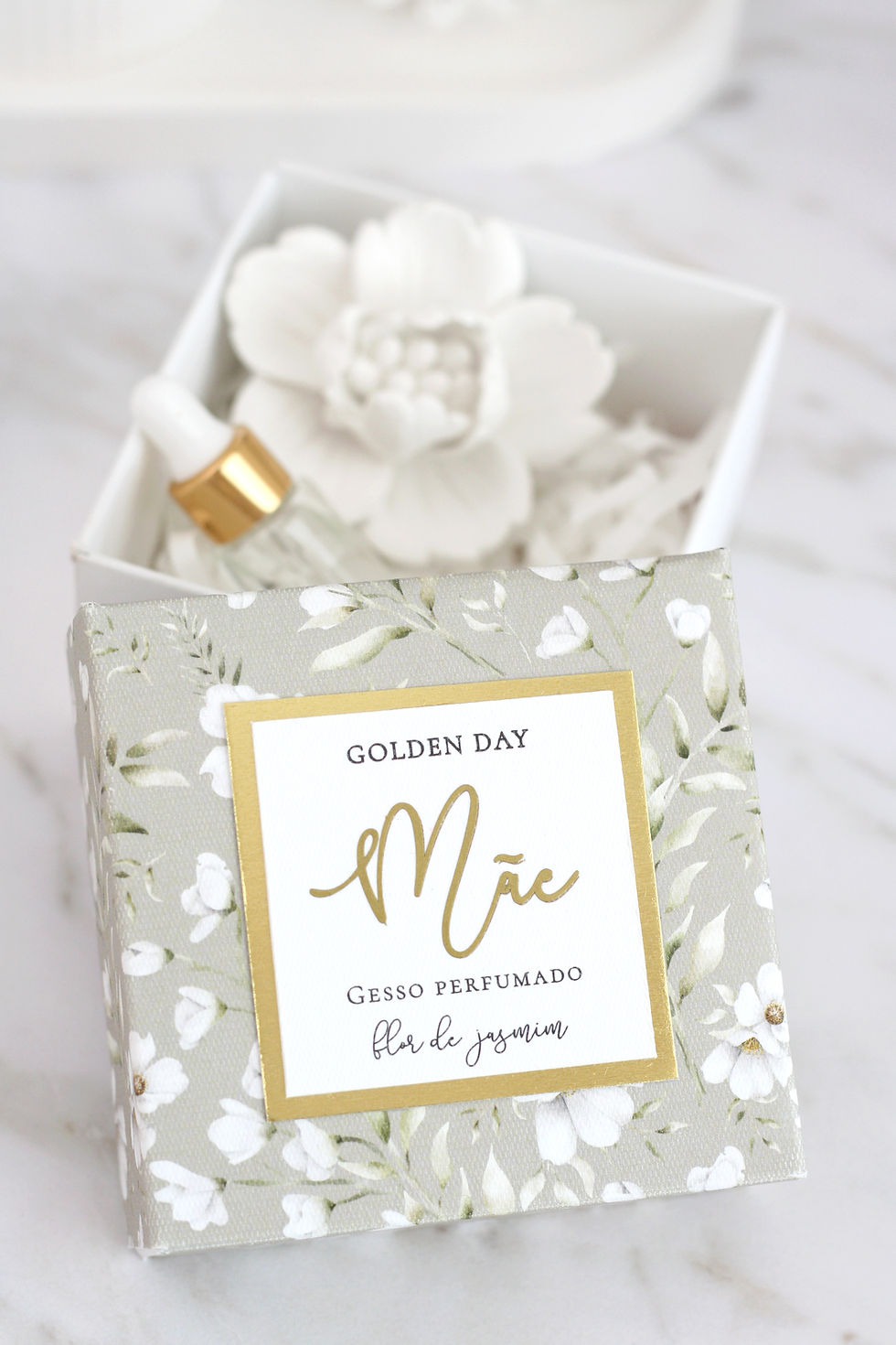 Jasmin em gesso perfumado - Edição Mãe - 02