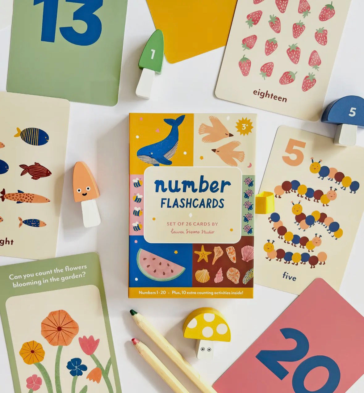 Illustrated Number Flashcards