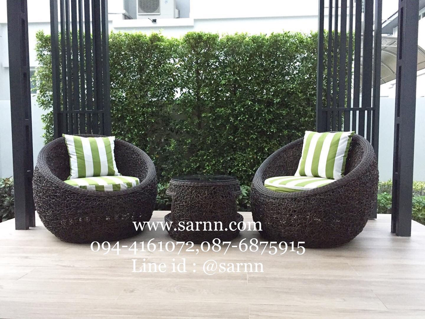 Amazon Nest, набор стульев из искусственного ротанга, линия Amazon, узор птичьего гнезда