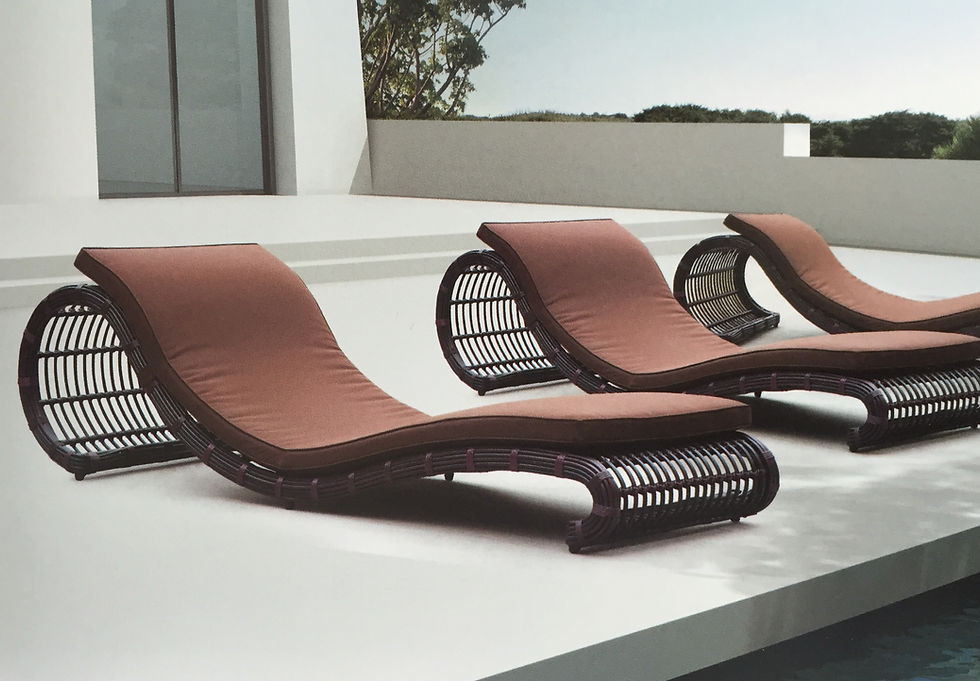 Thumbnail: Sunbed Curve Pool Bed with Cushion