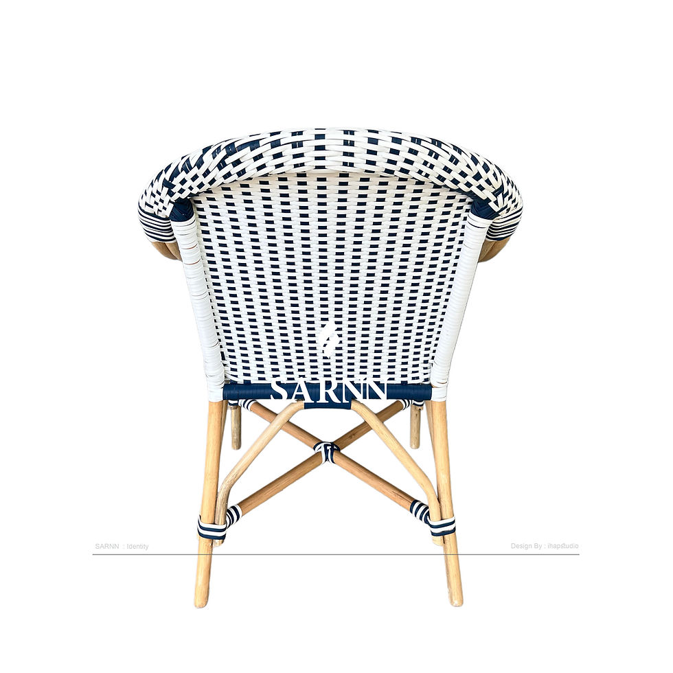 Миниатюра: Monica เก้าอี้หวายแท้สานหวายเทียม