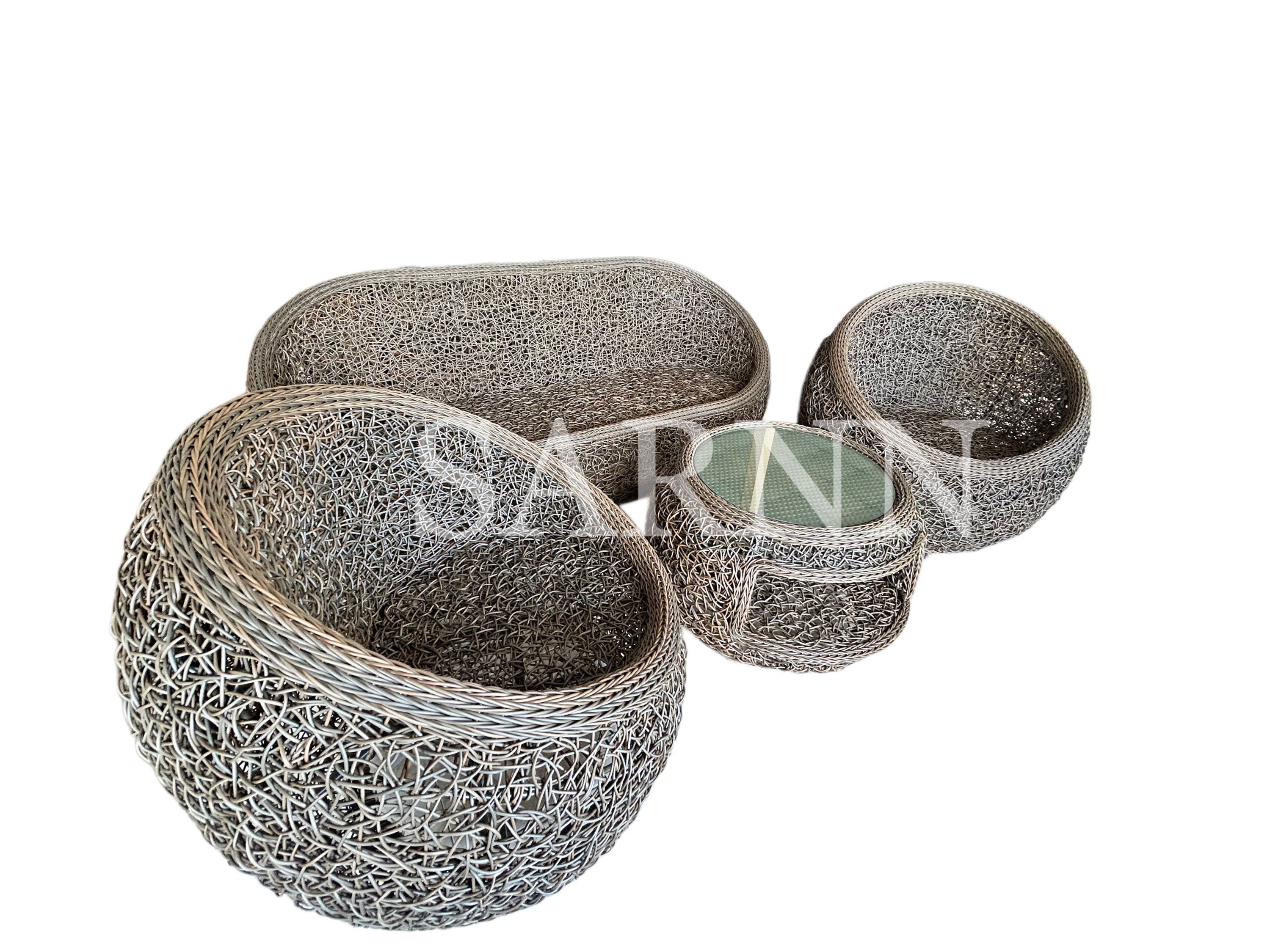 Amazon Nest Outdoor Sofa Set พร้อมเบาะ