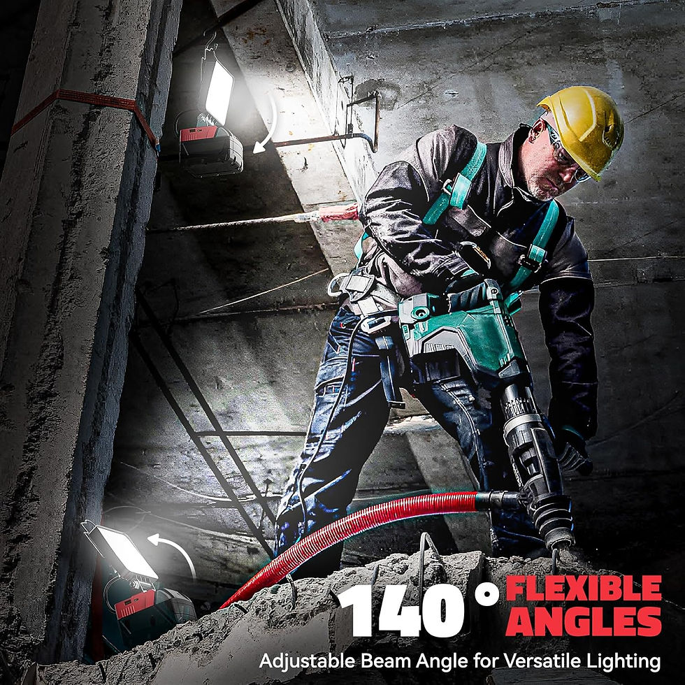 Thumbnail: LED Work Light for Milwaukee m18: Ecarke 48W 2900LM for Milwaukee Light m18 Wor