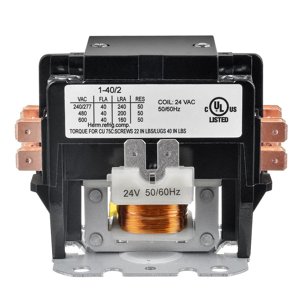 Thumbnail: BOJACK 2 Poles FLA 40 Amp Coil 24 VAC Air Conditioner Condenser Compressor Cont